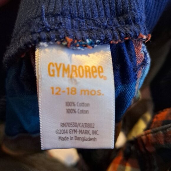 Gymboree boys size 12-18 months plaid shorts. Soft waist 2014, VGUC - Picture 3 of 3